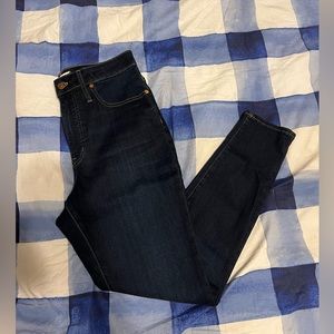 NWT Madewell dark wash skinny jeans Sz 30